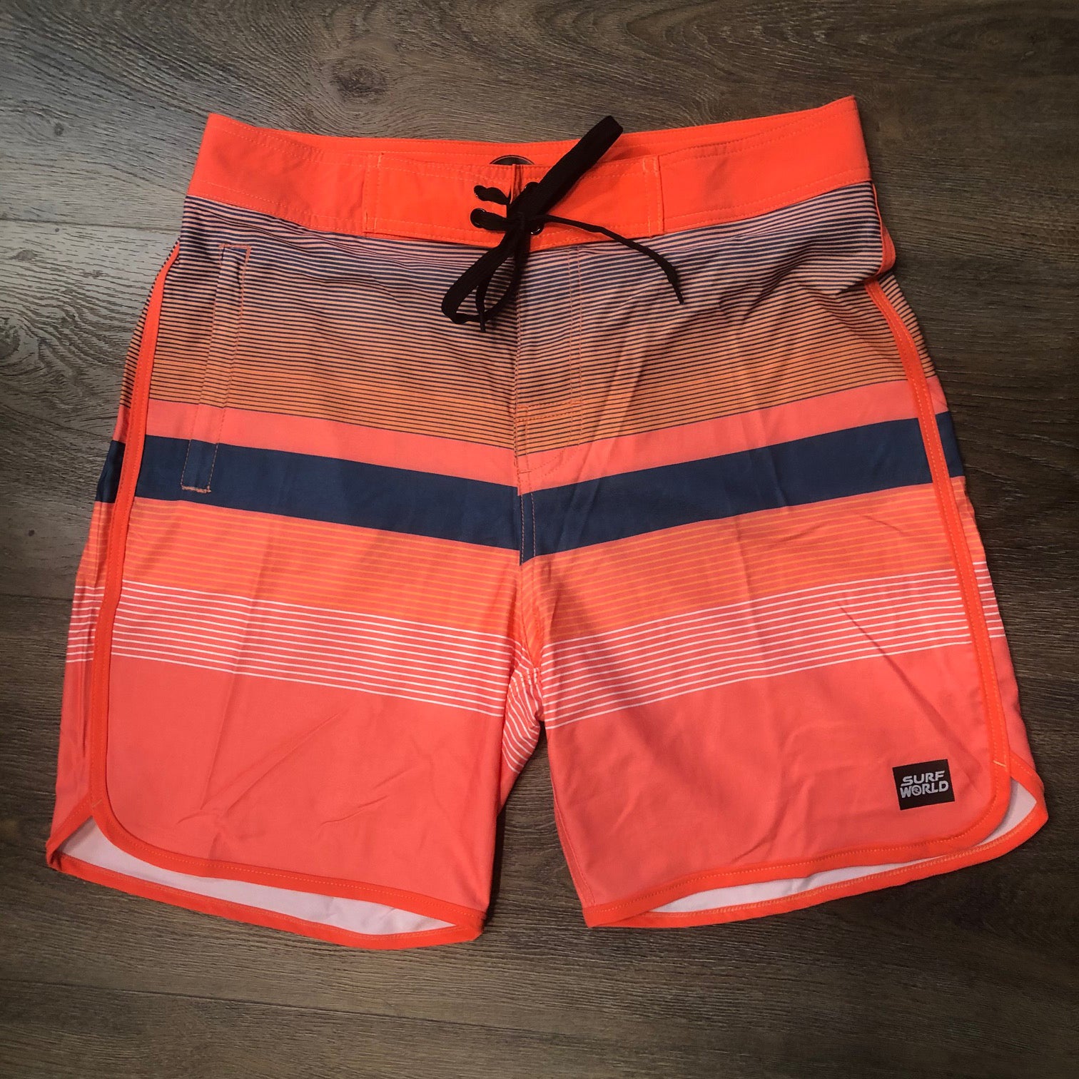 Surf World Sunset Grove Boardshorts - The Surf World Collection - Orange Spice Mens Boardshorts