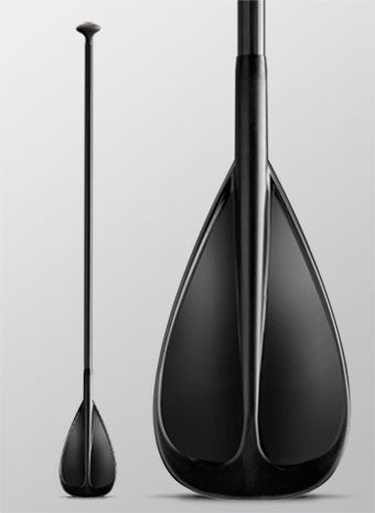 Quickblade Swift Sweeper Fiberglass Shaft Nylon Blade Adjustable Sup Paddle - Black SUP Paddle