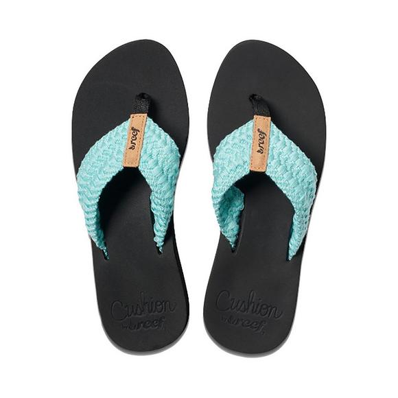 Reef Cushion Threads Women's Sandals - Aqua Womens Footwear