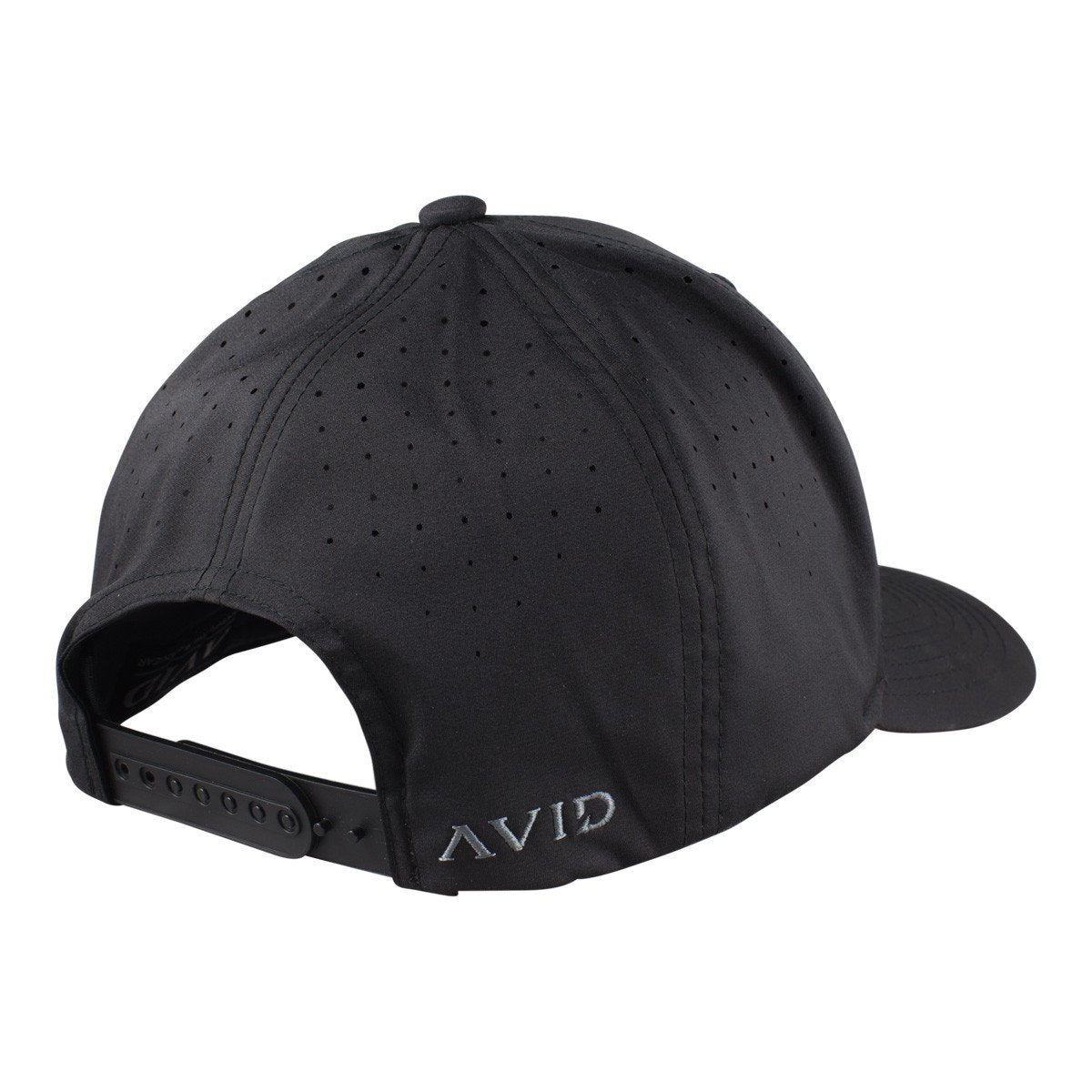 Avid Pro Performance Snap Back Hat - Black - Slate - White Mens Hat