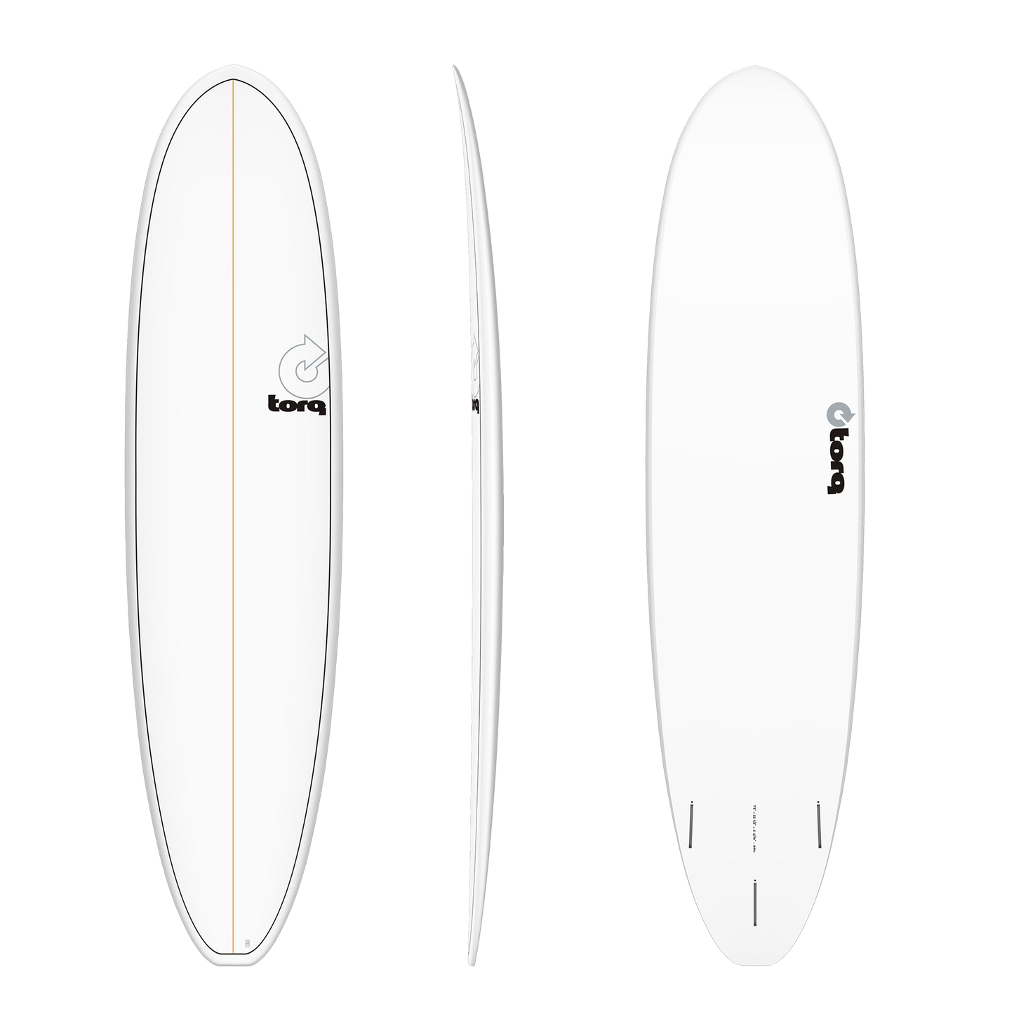 Torq 7'4" Volume + Funboard - White Surfboards