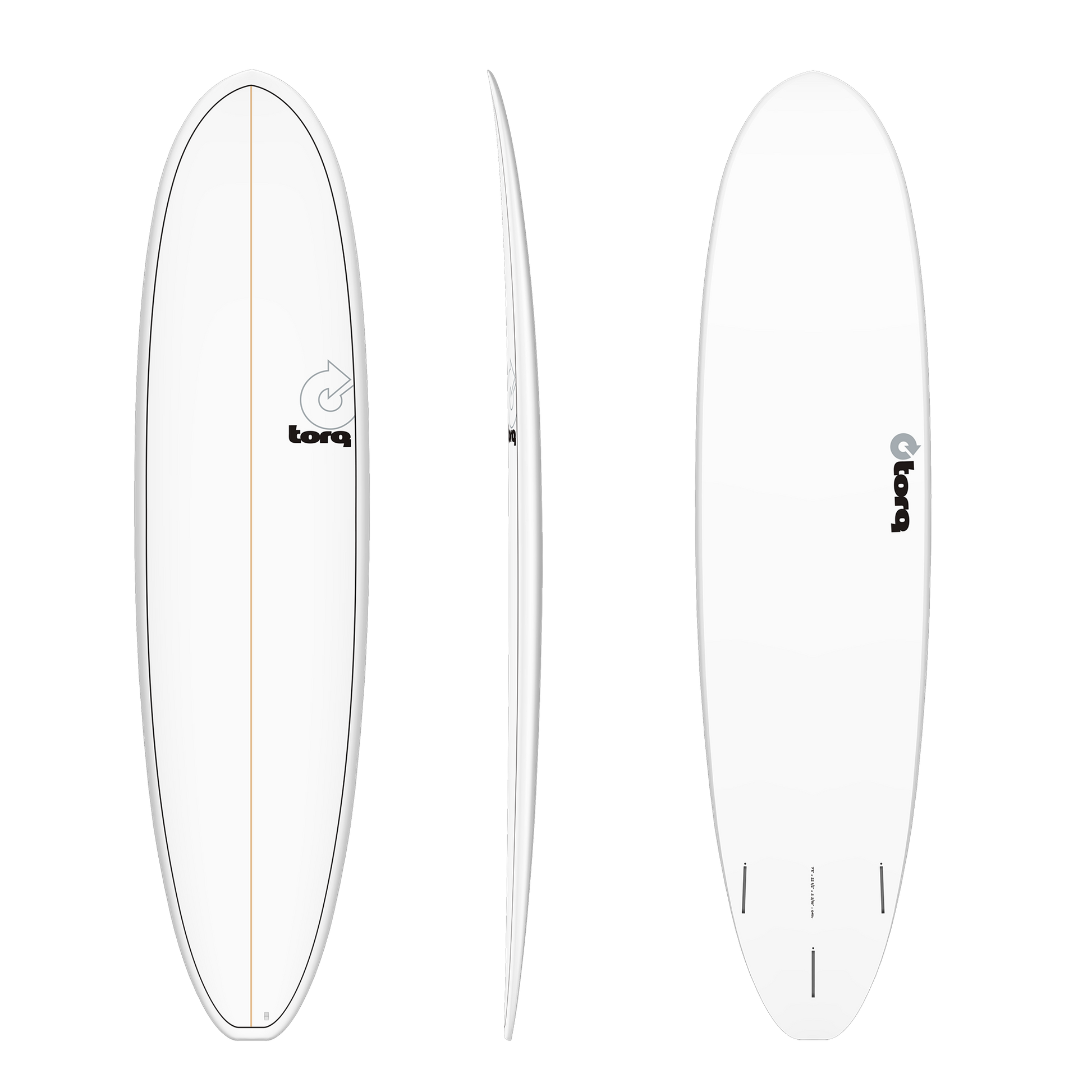 Torq 7'4" Volume + Funboard - White Surfboards