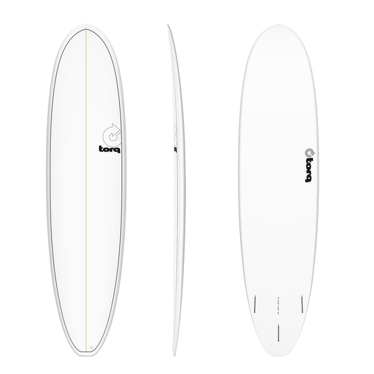 Torq 7'4" Volume + Funboard - White Surfboards