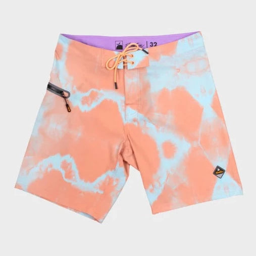 Flomotion Twizzle Men's 19" Boardshort - Multi Tie Dye Mens Boardshorts