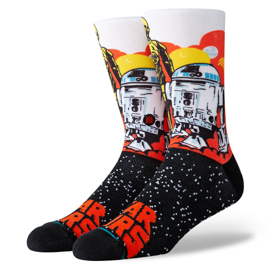 Stance Droids Socks- Orange Socks