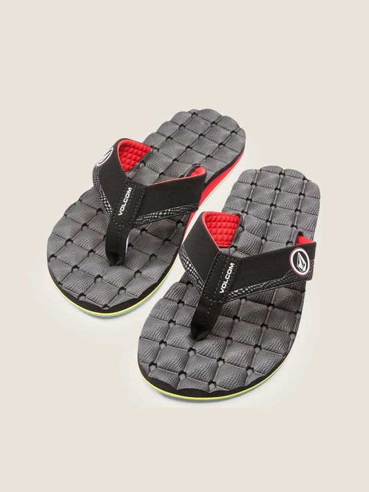 Volcom Men's Recliner Sandal - Rasta Mens Footwear