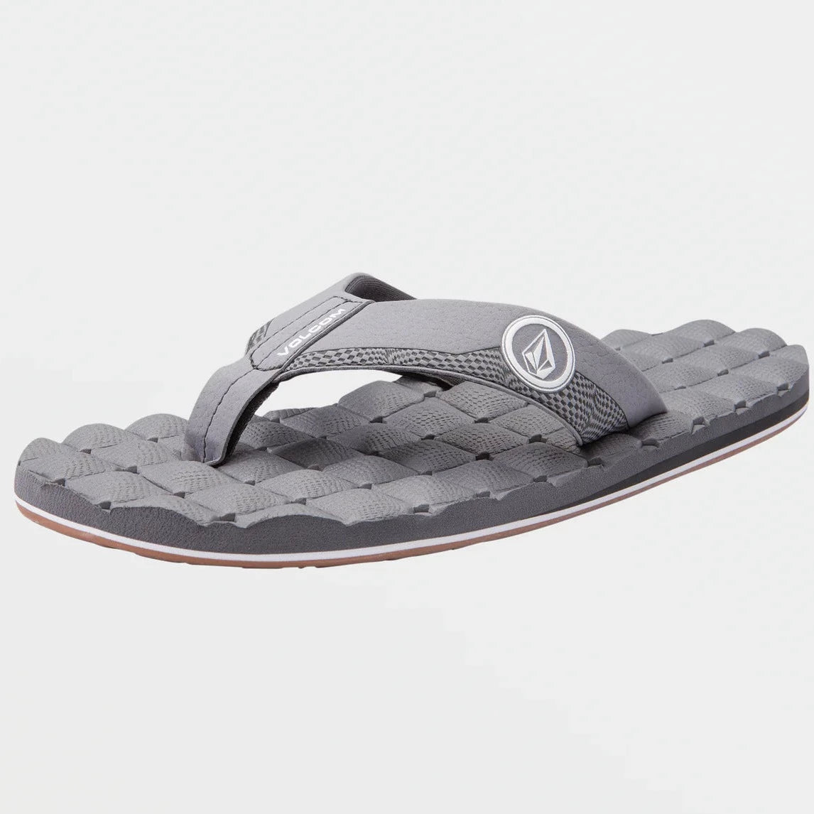 Volcom Men's Recliner Sandals - Grey Mens Footwear