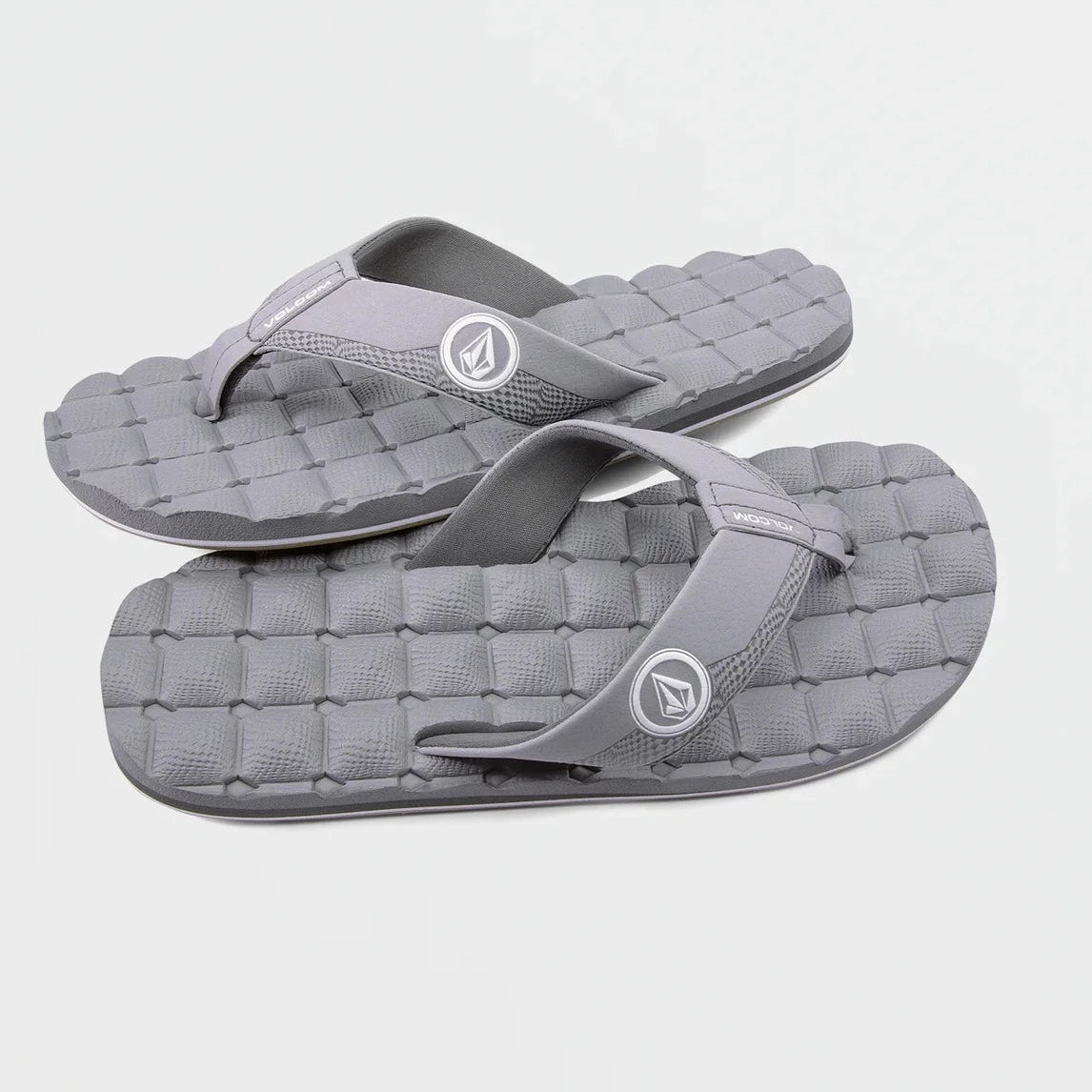 Volcom Men's Recliner Sandals - Grey Mens Footwear