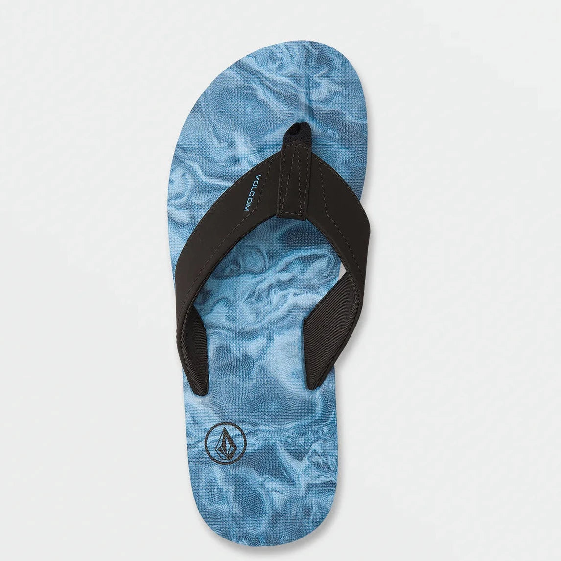 Volcom Men's Victor Sandal - Aged Indigo Swirl Mens Footwear