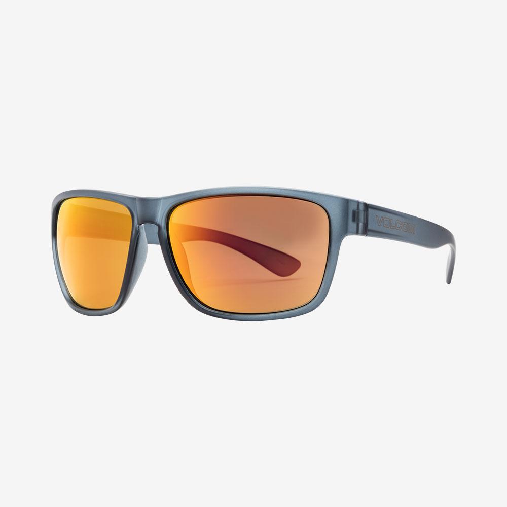 Baloney Volcom Sunglasses Sunglasses Matte Smoke Heat Mirror