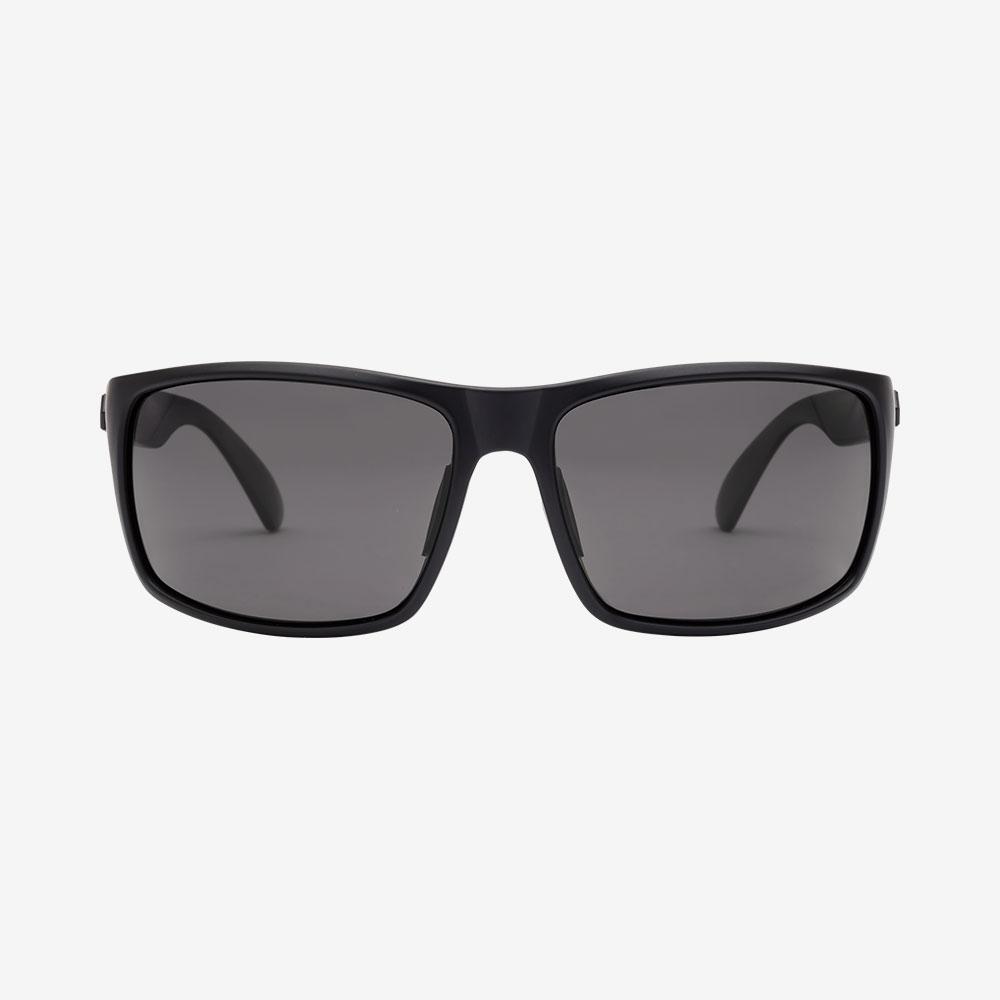 Volcom Sunglasses Shmootball Matte Black Gray Polarized Sunglasses