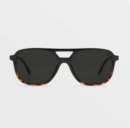 Volcom New Future Retro Sunglasses Sunglasses Gloss Black Darkside Polar