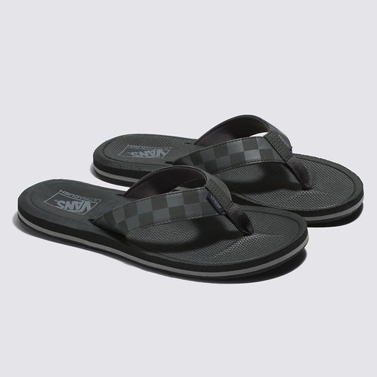 Vans Nexpa Synthetics Sandals - Charcoal Checkers Mens Footwear