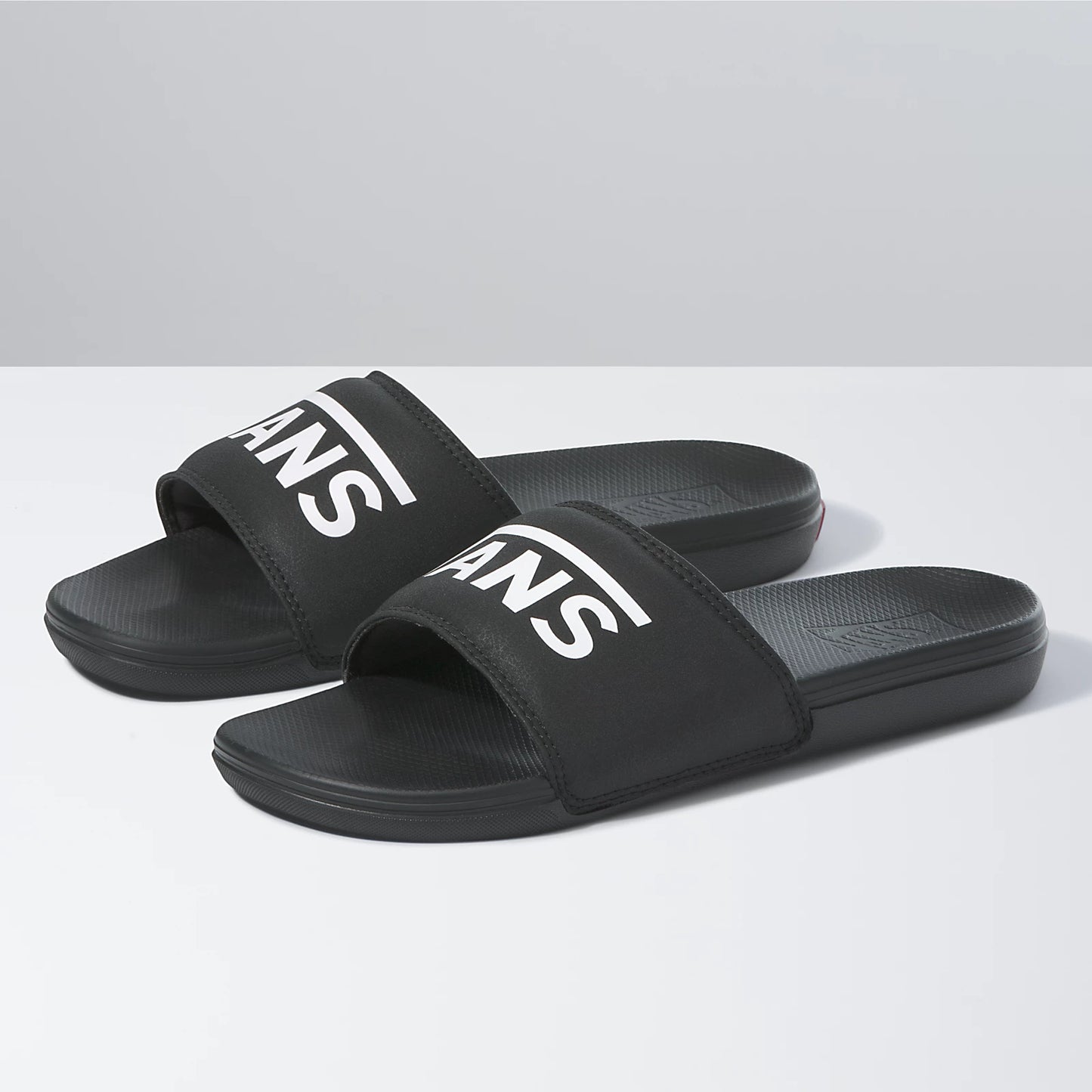 Vans Slides La Costa Slide On Sandals - Vans Black Mens Footwear
