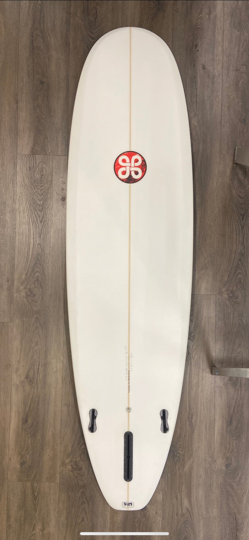 Viking Surfboards 7'4" Funshape Squash Tail Epoxy Surfboard 2 + 1 Surfboard
