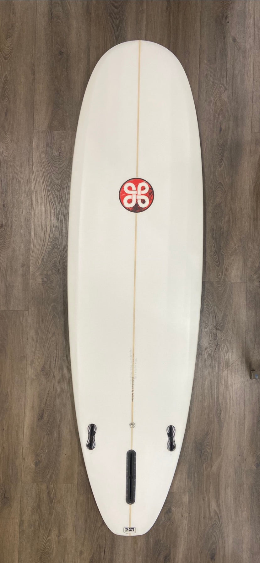 Viking Surfboards 7' Funshape Squash Tail Epoxy Surfboard 2 + 1 Surfboard