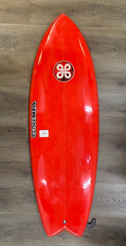 Viking Surboards 5'4" Twin Fin Epoxy Surfboards