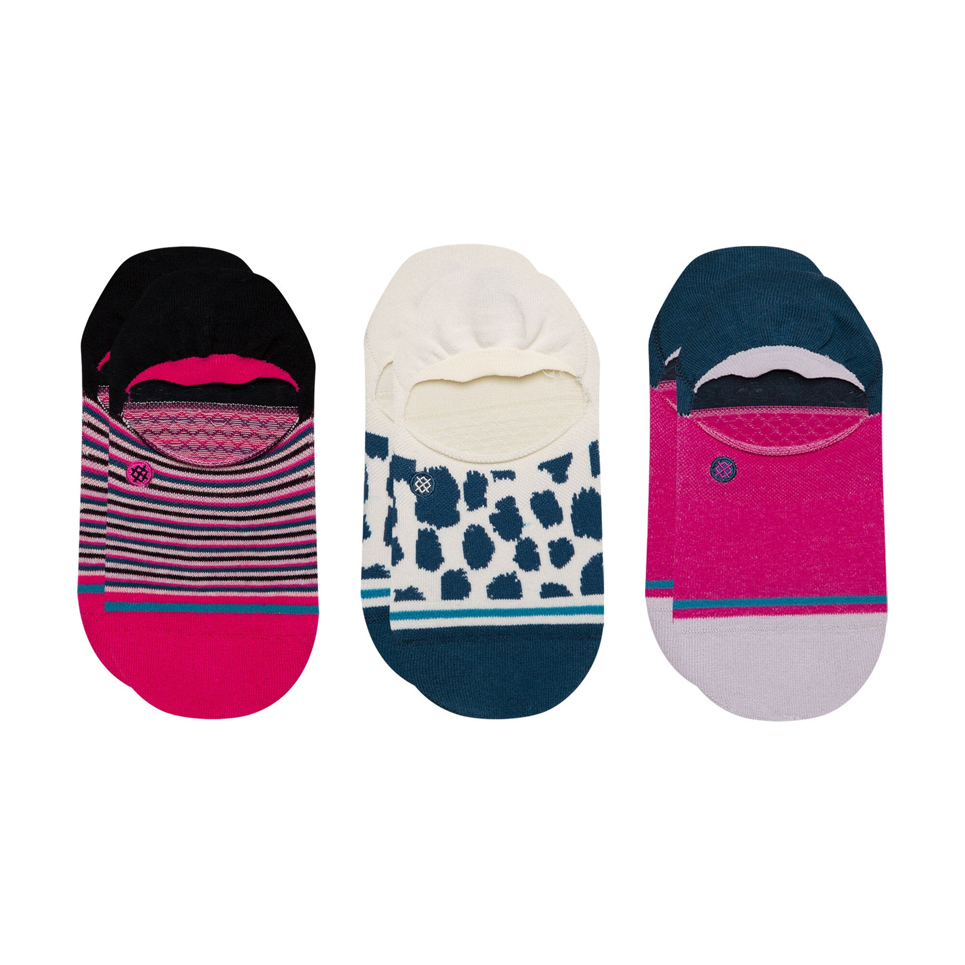 Stance Running Wild "No Show" Socks 3 PACK - Multi Socks