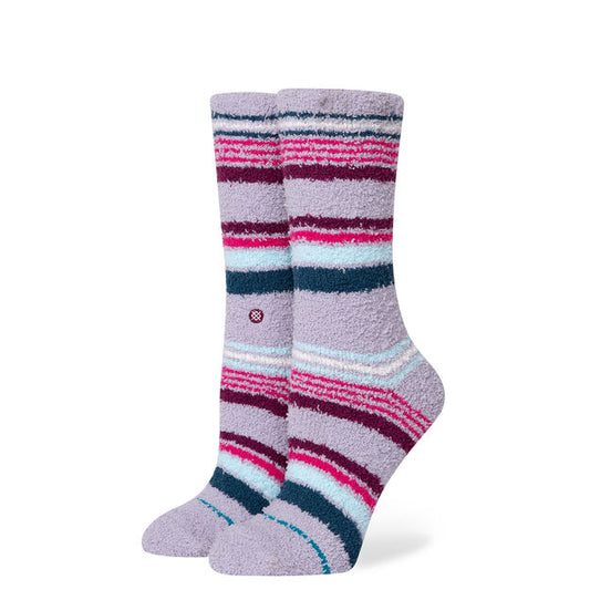 Stance Puffer Up Crew - Lavender Socks
