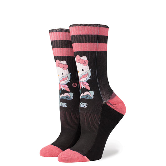 Stance Flower Friend Black Womens Socks Womens Socks