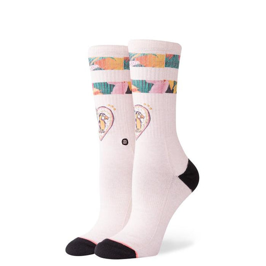 Stance Lovebird Womens Socks - Natural (Size: M) Socks