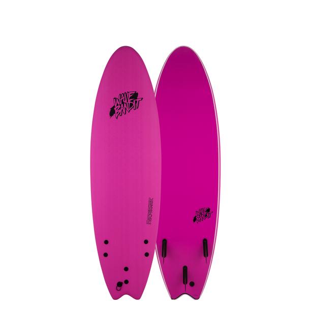 Wave Bandit 6'6" Performer (Tri Fin) Pink Surfboards