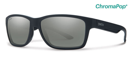 Smith Wolcott Matte Black ChromaPop Polarized Blue Mirror Lens Sunglasses Sunglasses