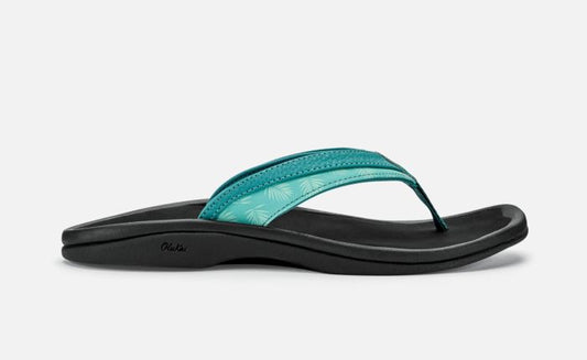 Olukai Ohana Women's Sandals - Paradise / Black Flip Flops Womens Footwear
