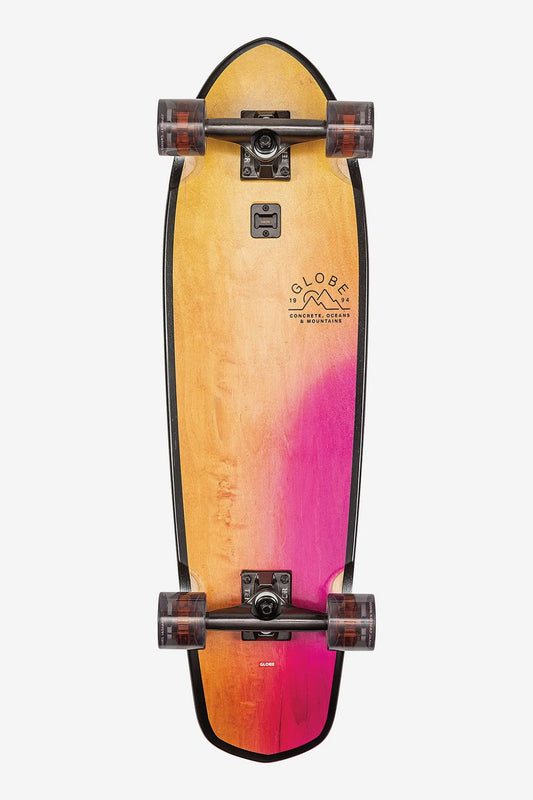 Globe Big Blazer 32" Cruiser Skateboard - Washed Yellow Longboard Skateboard