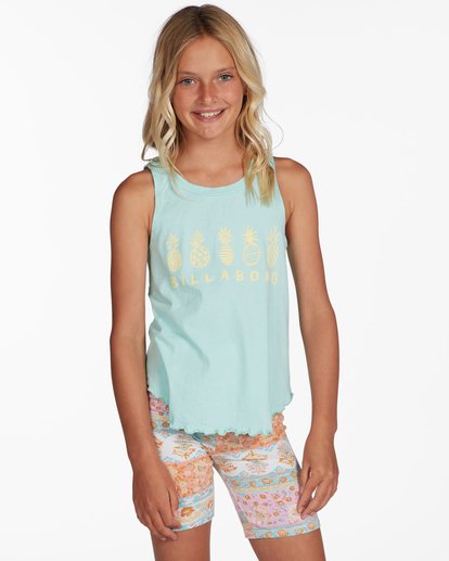 Billabong Girls' Nice and Cool Tank Top - Mint Chip Youth Girls