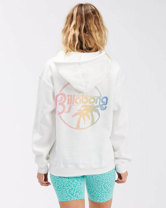 Billabong Local Favorite Hoodie - Salt Crystal White womens hoodie