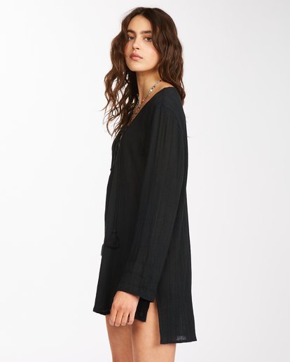 Billabong Blue Skies Beach Cover Up - Black Women's Cover Up