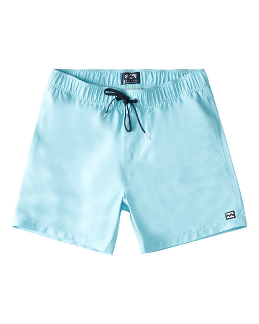 Billabong All Day Layback Elastic Boardshorts - Aqua Mens Boardshorts