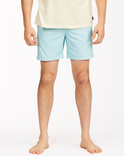 Billabong All Day Layback Elastic Boardshorts - Aqua Mens Boardshorts