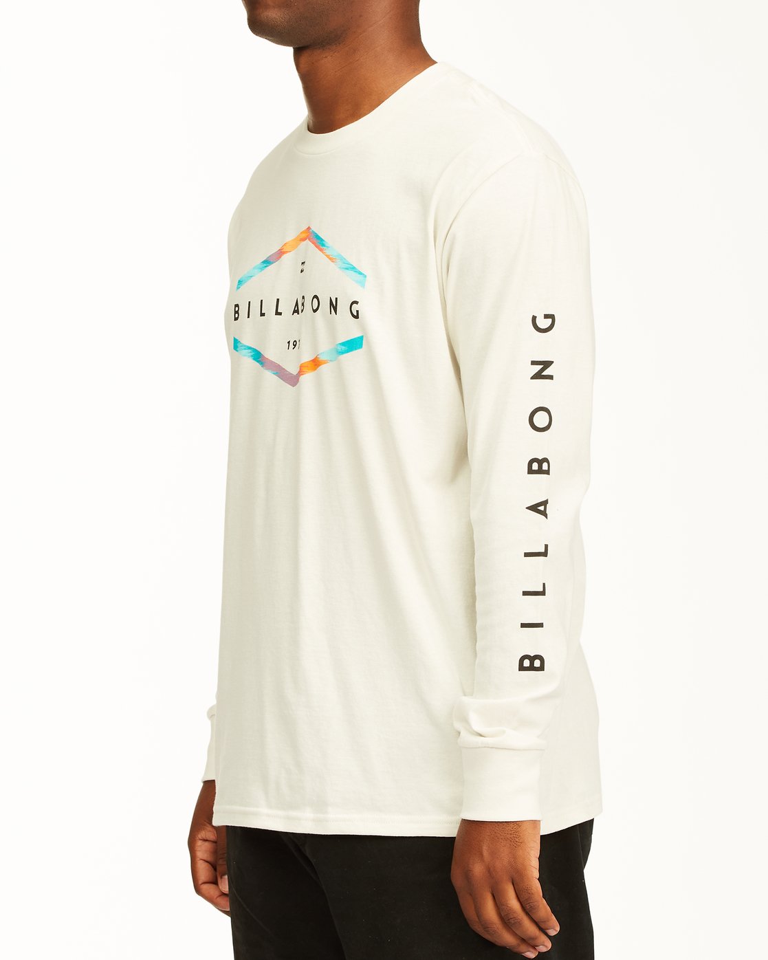 Billabong Entry Longsleeve Tee Shirt - Off White Mens Longsleeve Tee