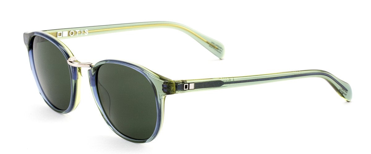 Otis A Day Late Mineral Glass Sunglasses - Emerald Grey Sunglasses