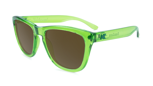KnockAround Premiums Glossy Agave / Amber Sunglasses Sunglasses