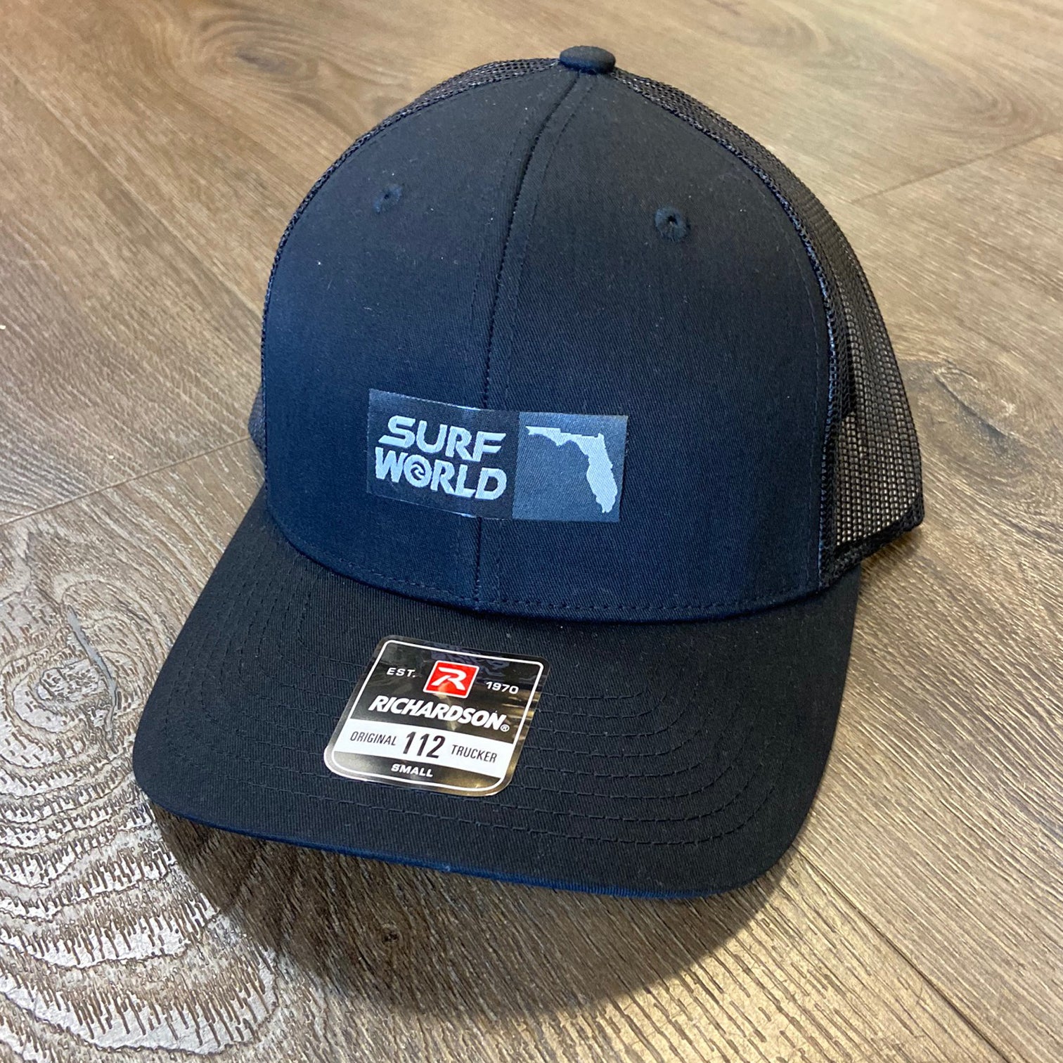 Surf World Florida Patch Trucker Hat Hats Black