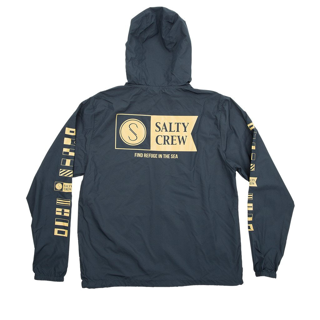 Salty Crew Alpha Windbreaker Jacket - Navy Jacket