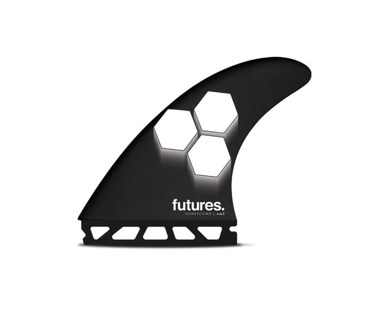 Futures AM2 Al Merrick Honeycomb Black White THRUSTER - LARGE - Black Fins