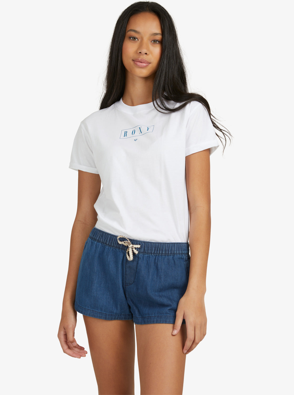 Roxy New Impossible Light Weight Denim Shorts Womens Short