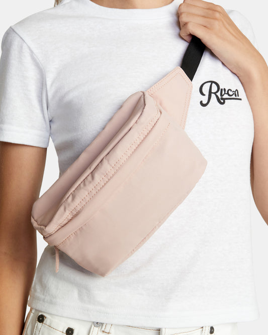 RVCA Recruited Bum Bag Waist Pack - Dusty Rose Fanny Packs