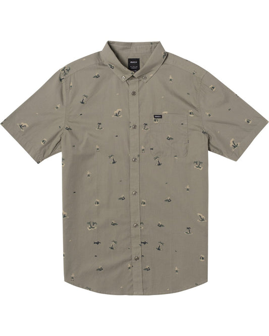 RVCA Tropicalia Men's button down shirt - Alo Mens Woven Shirt