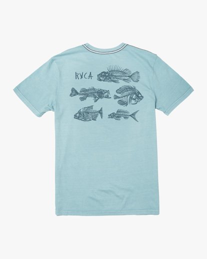 RVCA Ben Horton Dead See Tee - Ice Blue Mens Shirt