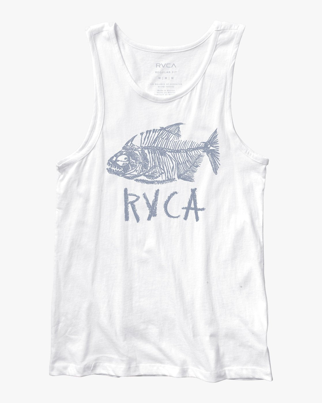 RVCA Ben Horton Dead See Tank - White Mens Tank