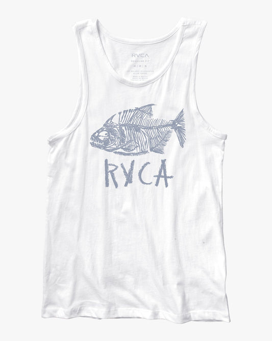 RVCA Ben Horton Dead See Tank - White Mens Tank