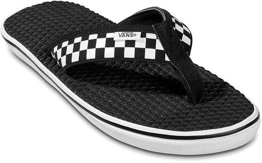 Vans La Costa Lite Sandals - Checkerboard Black / White Mens Footwear