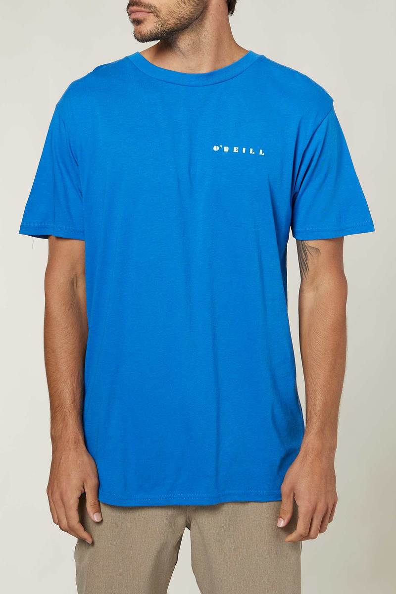 Oneill Barrels Tee - Blue Mens T Shirt
