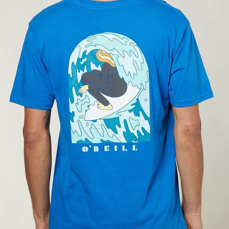 Oneill Barrels Tee - Blue Mens T Shirt