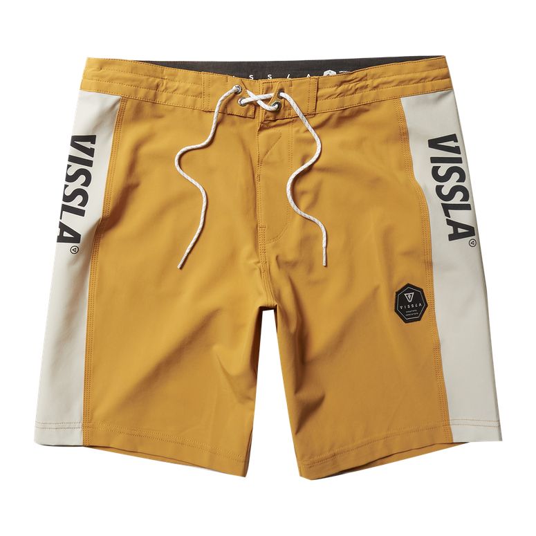 Vissla El Sporto Men's Boardshorts 18.5" - Golden Hour Mens Boardshorts